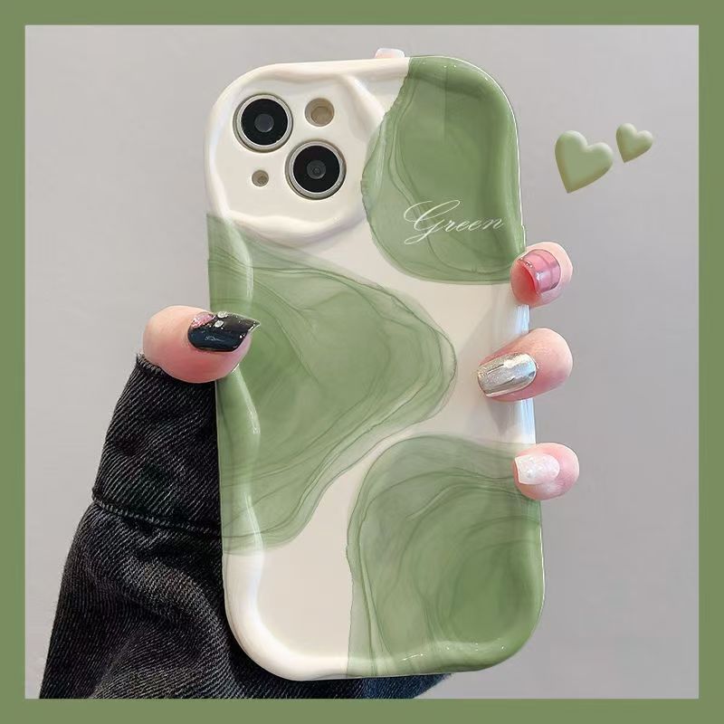 Concha de crema-rollo blanco-verde