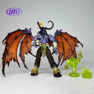 25cm <span class=keywords><strong>WOW</strong></span> Hero Illidan Stormrage Demon Hunter Elf Yudean PVC figura de acción Anime figura modelo juguetes colección muñeca regalo - Product Image 3