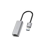 Adaptador LAN Ethernet Externo USB2.0 a RJ45 de 10/100Mbps, Tarjeta de Red Cableada PCE08 para PC y Laptop