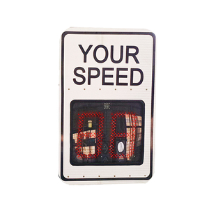 Segnale Stradale LED ad Alta Luminosità con Display <span class=keywords><strong>Radar</strong></span> di Velocità, Rilevamento 100-200m, Alimentazione Solare - Product Image 2