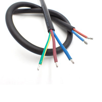 H05VV-F 2X0.75mm2 3X1mm2 3X1.5mm2 CE PVC Cordon d'alimentation électrique Fil électrique Câble flexible