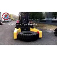 Nouveau transpalette motorisé VOSTOSUN, capacité de 2 tonnes, moteur AC, transmission 4x4, longueur de la fourche de 1350 mm, utilisation en extérieur