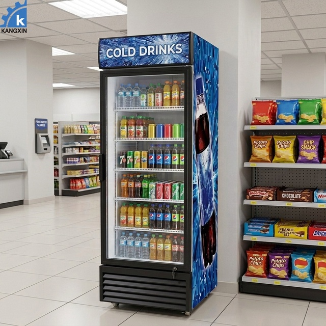 Hot Sales Intelligence Cabinet Refrigerator Refrigerated Open Drink Display Fridge Cooler Cola Chiller Glass Door Multilayer