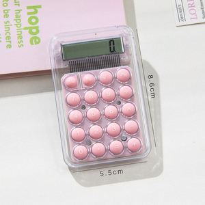 Calculatrice de bureau portable mignonne et compacte en plastique, alimentée par piles, de haute qualité pour le bureau et l'école (vente en gros) - Product Image 4