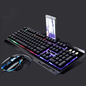 G700 oyun klavyesi + fare seti kablolu <span class=keywords><strong>USB</strong></span> Metal Led aydınlatmalı oyun klavyesi - Product Image 2