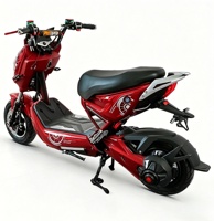 Motos électriques pour adultes avec pédales War Wolf 1200W, moto haute vitesse, cadre en acier, batterie au lithium 48/60V/72V, 70 km/h