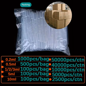 0.2/0.5/<strong>1</strong>/2/3/5//10 <strong>ml</strong> Lab <strong>Transfer</strong> Pasteur <strong>Pipette</strong> Disposable Plastic Dropper Poly <strong>Transfer</strong> <strong>Pipette</strong> - Product Image 5