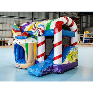 <span class=keywords><strong>Castillo</strong></span> Inflable Candy Land con Tobogán, <span class=keywords><strong>de</strong></span> PVC <span class=keywords><strong>de</strong></span> Grado Comercial, <span class=keywords><strong>para</strong></span> Niños, Alquiler <span class=keywords><strong>para</strong></span> Fiestas, <span class=keywords><strong>Castillo</strong></span> Hinchable - Product Image 2