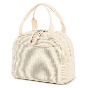 Borsa Termica Unisex Eastar in Velluto a Coste, Riutilizzabile, Grande Capacità, con Chiusura a Cerniera, Senza BPA, Design Moderno - Product Image 1