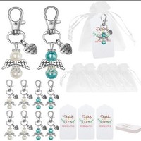 Porte-clés porte-bonheur en fer à cheval, porte-bonheur, porte-bonheur, porte-bonheur, cadeaux de retour pour invités, fête de mariage, baby shower