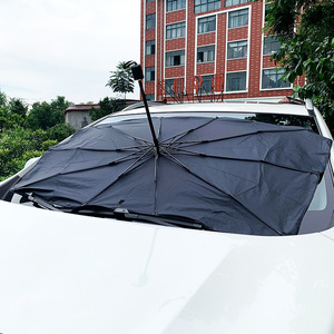 Tablero de aislamiento moderno anti-ultravioleta para ventana de coche, nuevo <span class=keywords><strong>paraguas</strong></span> parasol de verano, parasol frontal plegable telescópico, Manual para adultos - Product Image 3