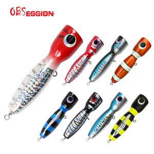 Esca in Legno WD105 Fatta a Mano, Esca Galleggiante 120g 19cm, Esca Artificiale per Pesca in Superficie - Product Image 1