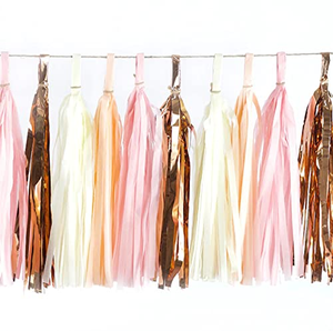 20 Piezas de Guirnaldas de Borlas de Papel Decorativas para Bodas, Fiestas de Cumpleaños Infantiles, Decoraciones de Pared, Recuerdos para Baby Shower - Product Image 4