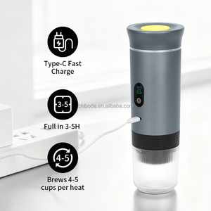 20Bar <b>Portable</b> Espresso <b>Coffee</b> <b>Maker</b> Digital Display 3-in-1 Capsule Coffe Machine in Car for Home Travel ROHS Certified 20 Bar P - Product Image 4