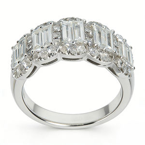 Anillo de Compromiso de Oro Sólido de 14K con Diamante Cultivado en Laboratorio, Calidad VVS-VS para Hombre y Mujer, Certificado IG para Fiestas - Product Image 2