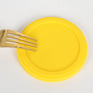 Tapa redonda de silicona Jiaxing Rofu, tapa selladora a prueba de fugas de grado alimenticio para taza de cerámica, tapas desechables - Product Image 2