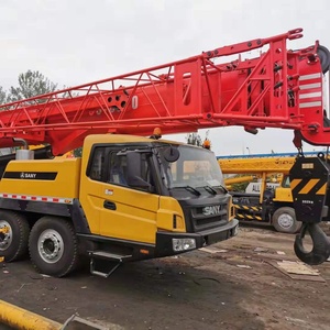 Grue mobile SANY STC500E d'occasion de 50 tonnes avec pièces d'origine du moteur, origine Shanghai, vente à bas prix - Product Image 1