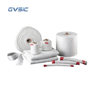 <span class=keywords><strong>Cinta</strong></span> trenzada de fibra cerámica, cuerda cuadrada de fibra cerámica para sellado de puertas y conexión de bridas - Product Image 1