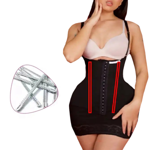 Logo High Colombianas Dress With Built In Shaper Mujeres Shapewear Body Shaper Dress Reloj De Arena Shapewear Popilush Shaper - Product Image 2