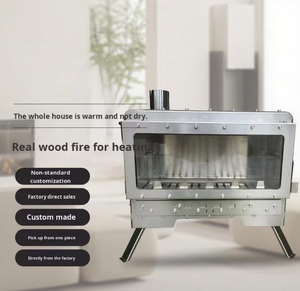 Vero camino <span class=keywords><strong>a</strong></span> <span class=keywords><strong>legna</strong></span> per casa ed esterno piccola <span class=keywords><strong>stufa</strong></span> in acciaio per pensioni e griglie da campeggio - Product Image 2