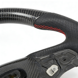 พวงมาลัยคาร์บอนไฟเบอร์แบบฐานเรียบสำหรับรถยนต์โตโยต้า ซูปรา A80 <span class=keywords><strong>A70</strong></span> - Product Image 4