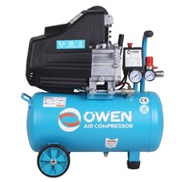 Compresseur d'air direct au gaz naturel homologué CE TUV, 2,5 CV, 1,8 kW, cylindre de 47 mm, 178 L/min, 8 bars, pompe à piston lubrifiée portable
