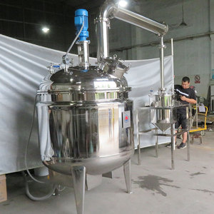 Tùy chỉnh nước trái cây tập trung chưng cất máy thép không gỉ chân không máy trộn với thu thập Tank cho trái cây chiết xuất - Product Image 4