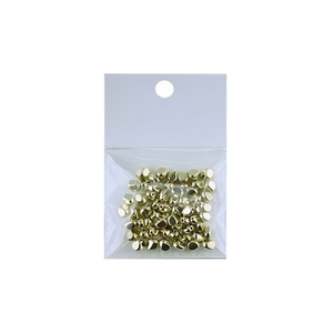 Perline Metalliche Ilan 8x6mm Dorate Poligonali per Lavori Artigianali - Product Image 2