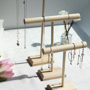 Rak Display perhiasan dasi Rambut & gelang kayu Solid stok tersedia untuk stan Streaming langsung - Product Image 4