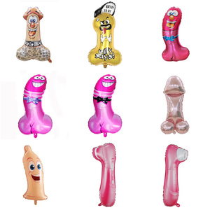Globos inflables con forma de pene para adulto, globos inflables de helio para <span class=keywords><strong>despedida</strong></span> de soltera - Product Image 1