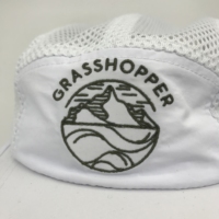 Nuevo verano 5 paneles Material de nylon Campamento Gorras Deportes Snapback Sombreros sin estructura Logotipo bordado personalizado