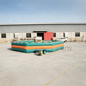 Jeu gonflable robuste et résistant aux intempéries, jeu de balançoire rotative Wipeout pour événements de carnaval, location de jeux pour fêtes, personnalisable - Product Image 2