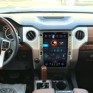 PA 13 "Android 10.0 Tesla Style schermo verticale autoradio lettore DVD di navigazione Gps per autoradio Toyota Tundra 2014 - 2021