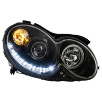 Phares améliorés pour Mercedes-Benz CLK 04-09 200K-240-280-350 W209, ensemble de phares à lentille modifiée LED