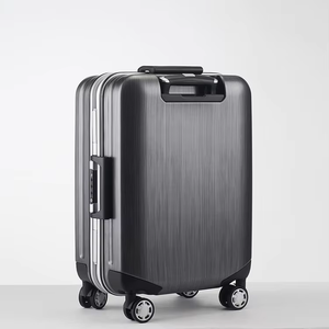 Rueda giratoria de bloqueo aduanero TSA ultraligera de fábrica directa, maleta con marco de aluminio <span class=keywords><strong>enorme</strong></span> con Material de PC para viajar - Product Image 6