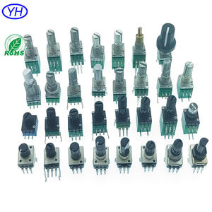Potenciómetro estéreo de alta calidad para montaje en PCB de amplificador de sonido de fábrica, 6 pines, 1k 5k 10k 20K 50k 100k 1M ohmios con soporte - Product Image 6