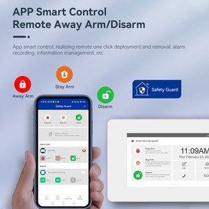 Nhà chống trộm báo động 4G/Wifi/<span class=keywords><strong>GSM</strong></span> hệ thống báo động App báo động với nền tảng quản lý - Product Image 4