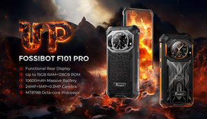 Téléphone robuste multifonctionnel Fossibot F101 Pro 5,45'' HD 4G 10600mAh Android 13 NFC Prix bas Téléphone mobile Fossibot 8+128 Go - Product Image 4