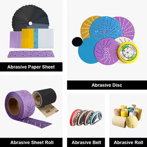 Nhà máy cung cấp màu tím gốm giấy nhám mài mòn ô tô giấy nhám Xốp chà nhám đĩa đa-lỗ Đĩa cát - Product Image 6