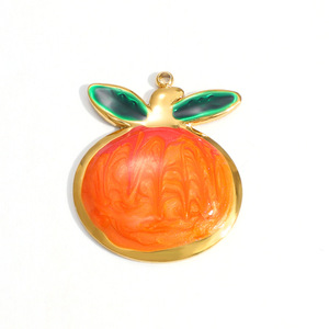 Оптовые подвески SUMMLY: Капли масла, Фрукты, Скворцы, Бабочки, Сердца. Позолоченные 18К золотом, из нержавеющей стали. Модные ювелирные украшения. - Product Image 3