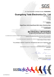YADA YDM201D Din Rail Compteurs d'énergie intelligents Monophasé Numérique RS485 Compteur d'électricité pour AC Pile de charge - Product Image 6