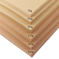 10 feuilles de carton kraft duplex brun A4 de 1 mm, papier A4, feuille de protection pour emballage, feuille de carton kraft épaisse de couleur pour fleuriste, pour carton ondulé