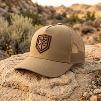 Gorras Trucker de Ala Curva en Oferta, de Alta Calidad, con Parche Lateral en Forma de A, Ala de Dos Tonos, Estilo HipHop Americano, 100% Poliéster, con Letras