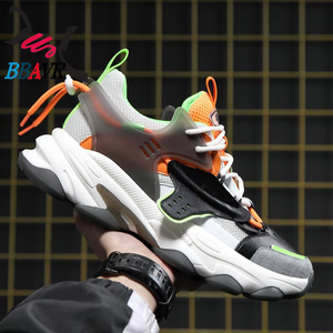 Chaussures de sport décontractées à plateforme respirantes en maille de haute qualité pour hommes – Vente en gros - Product Image 2