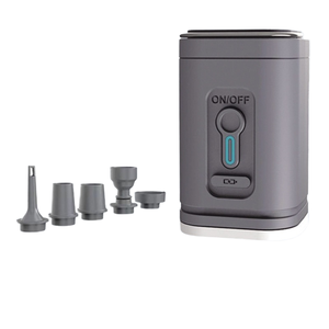 Micro pompe à air rechargeable portable pour l'extérieur avec pompe à air électronique Compresseur d'air automobile Pompe de gonflage des pneus et éclairage - Product Image 4