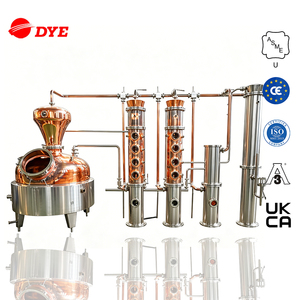 Solution de distillation personnalisée pour gin et vodka, alambic à colonne de 600 L avec plaques en cuivre, haut rendement, certifié CE - Product Image 1