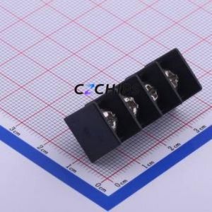 JL25C-76204B01 Barrier Terminal Block Through hole Component (THT),P=7.62mm Connector Two Sides 7.62mm 1x4P Straight Pin - Product Image 1