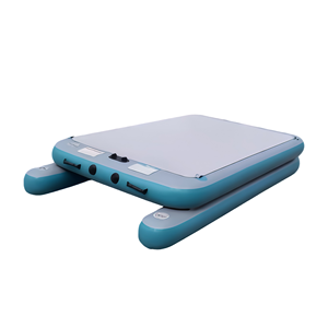 Plataforma Flotante de Agua, <span class=keywords><strong>Isla</strong></span> Inflable, Muelle Flotante, Muelle Inflable Plegable para Exteriores con Tecnología Drop Stitch - Product Image 1