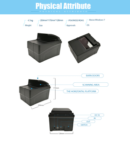 Lecteur de documents PPR100 pour cartes d'identité 2D, codes QR, vérification MRZ et OCR de passeports - Product Image 5
