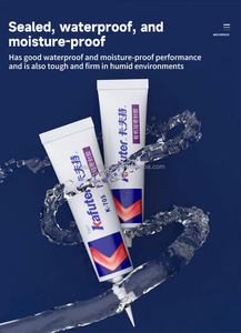 JXY Kafuter K-705 Neutral Cure Silicone <b>Adhesive</b> Paste – Versatile Black Sealant for Footwear, Leather, <b>Construction</b>, Transporta - Product Image 2